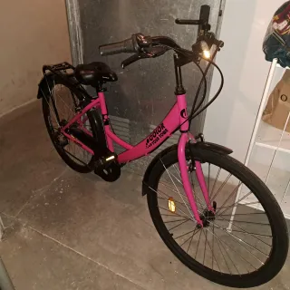 Bicicleta infantil rosa