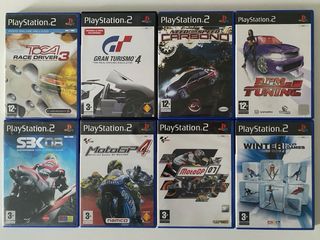 PS2 Slim Negra + 2 Mandos + 23 Juegos