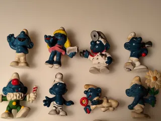 20 Figuras de Los Pitufos