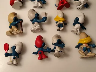 20 Figuras de Los Pitufos