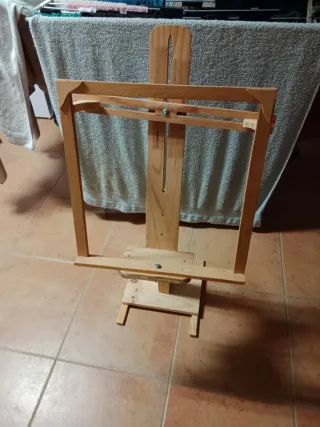 Soporte de madera para bolillos