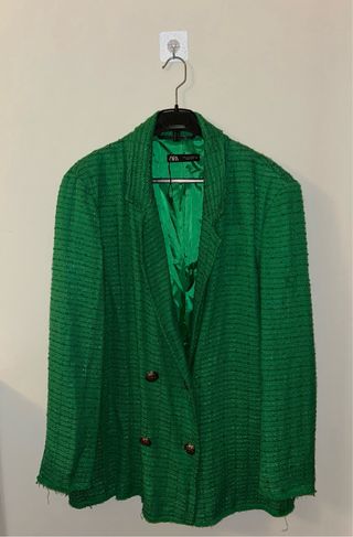 Abrigo Zara Verde Talla L sin estrenar