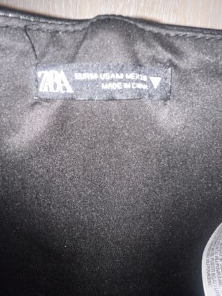 Corsé Zara polipiel negro
