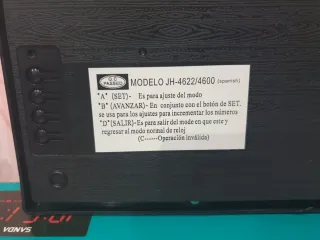 Orologio LED Sanda da Parete Rosso Nuovo