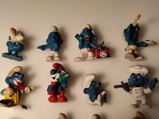 20 Figuras de Pitufos Coleccionables