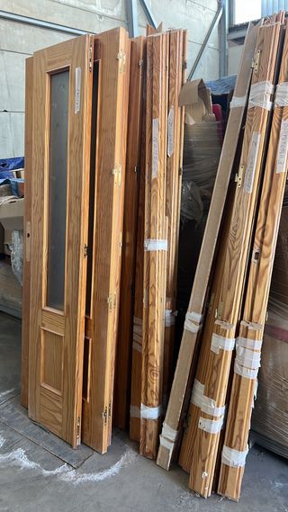 Puertas de paso pino madera