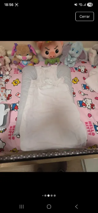 Sacos bebé Chicco y Cotton Juice