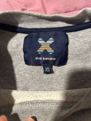 Sweatshirt Blue Banana Cinza Multicolor XS