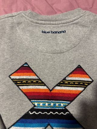 Sweatshirt Blue Banana Cinza Multicolor XS