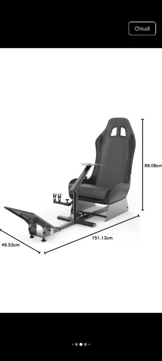Simulatore di guida racing