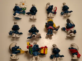 20 Figuras de Los Pitufos