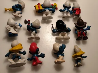 20 Figuras de Los Pitufos