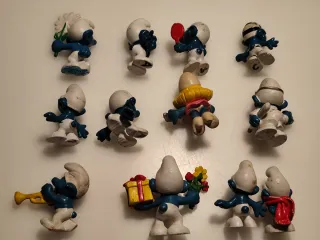 20 Figuras de Los Pitufos