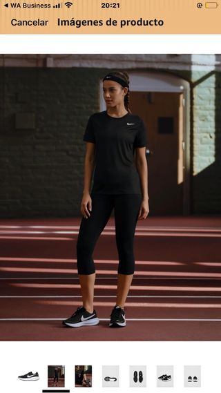 Nike Revolution 8 Mujer Negro/Blanco