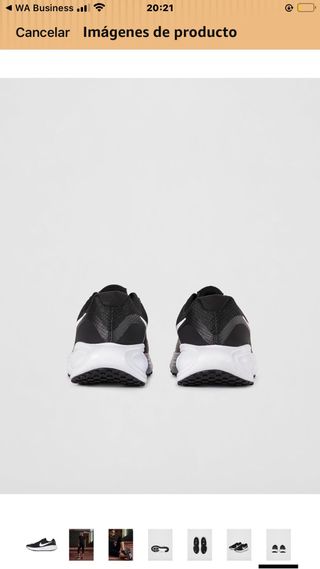 Nike Revolution 8 Mujer Negro/Blanco