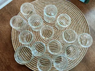 Lote de tarritos de cristal para manualidad