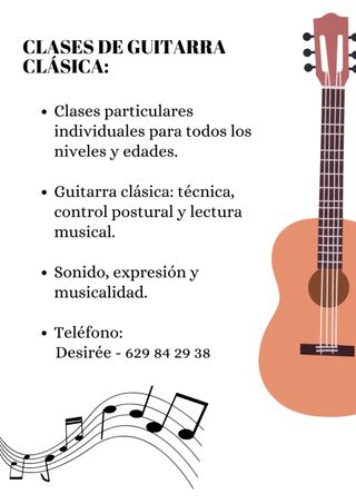 Clases particulares de guitarra clásica