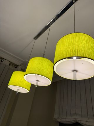 Lámpara colgante salón 3 luces