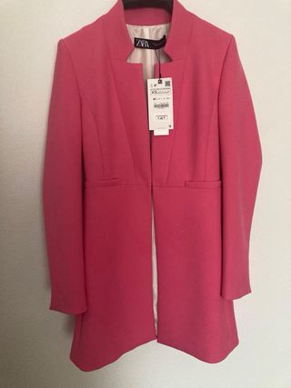 Blazer Zara Rosa Talla XS