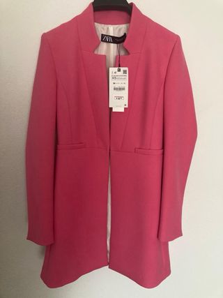 Blazer Zara Rosa Talla XS
