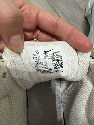 Zapatillas altas Nike blancas