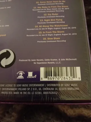 Jimi Hendrix Experience 4 CDs + 1 DVD Libro