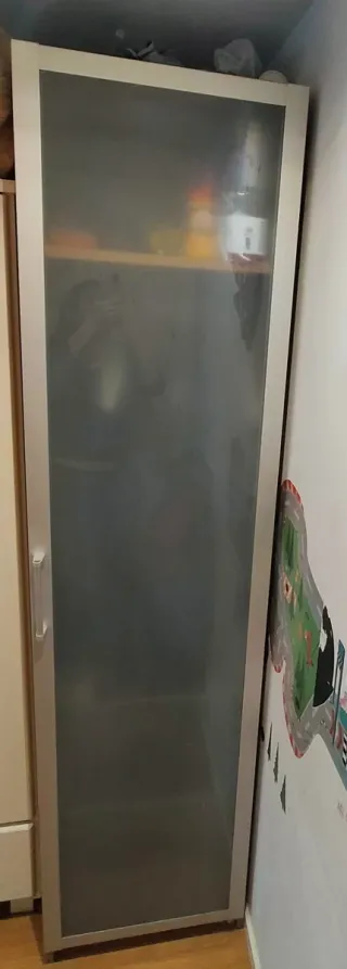 Armario Ikea 1 Puerta Cristal Metal