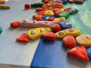 Quadro decorativo fatto a mano