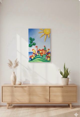 Quadro decorativo fatto a mano