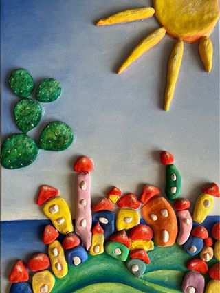 Quadro decorativo fatto a mano