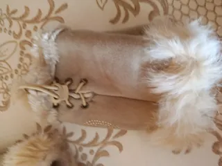 Guantes sin dedos con calavera y pelo