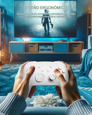 Controlador Inalámbrico Switch Blanco Diseño