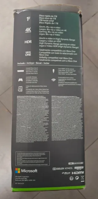 Caja Xbox One X 1TB