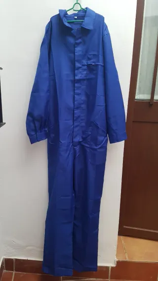 Mono de trabajo azul