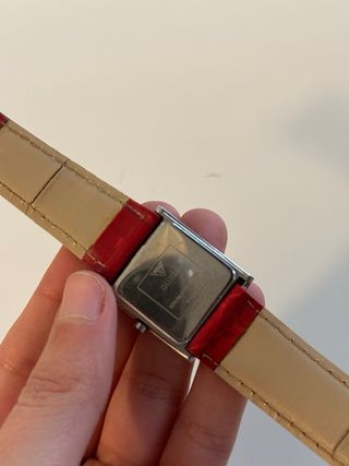 Orologio Guess Vintage Rosso Argento