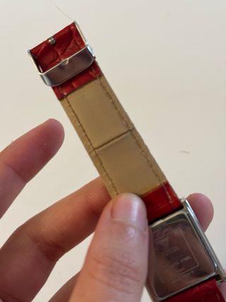 Orologio Guess Vintage Rosso Argento