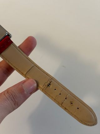 Orologio Guess Vintage Rosso Argento