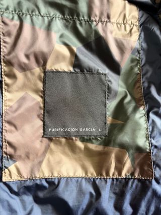 Plumas Purificación García camuflaje