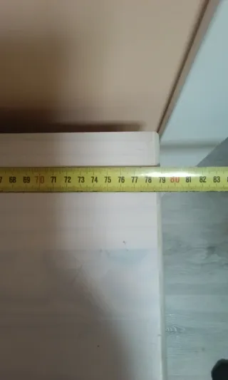 2 Cajoneras de madera blancas