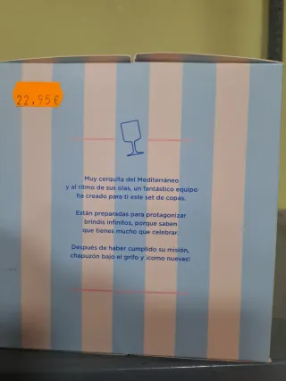 Set 4 copas vino PS para brindar