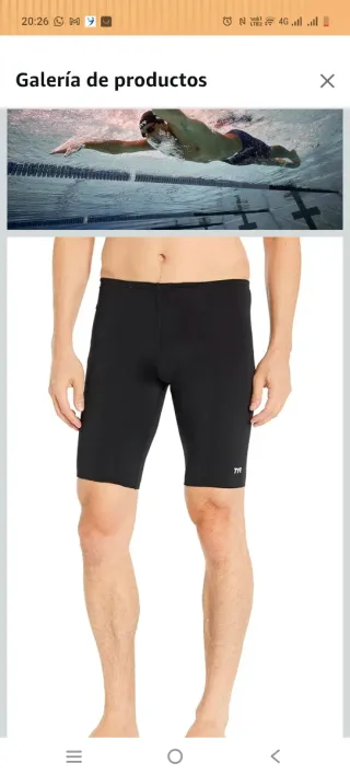 Bañador hombre TYR negro talla S