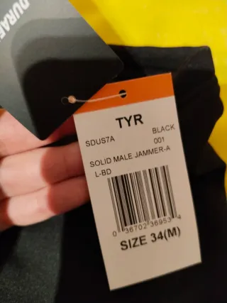 Bañador hombre TYR negro talla S