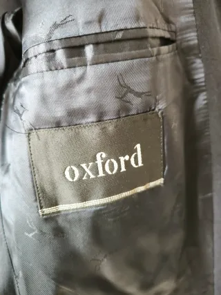 Blazer Oxford Homem M Azul Escuro