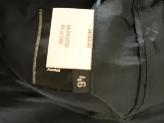 Blazer Oxford Homem M Azul Escuro