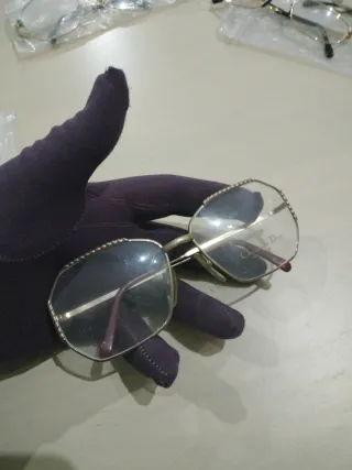 Gafas Christian Dior Oro y Plata