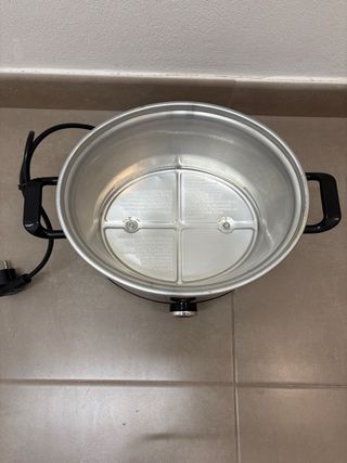 Olla Crockpot Eléctrica Cocción Lenta Roja