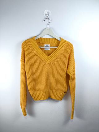 Jersey Hollister Mostaza Talla XS
