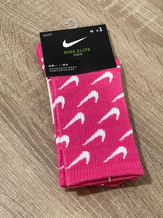 Calcetines Nike Elite Crew Rosados