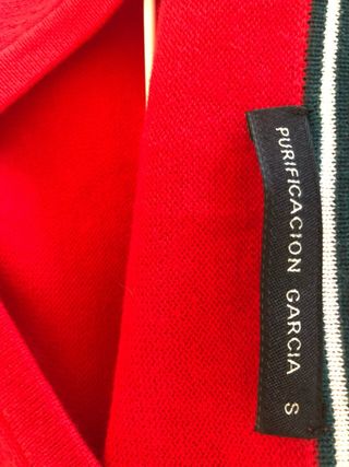 Jersey Purificación García Hombre Rojo Nuevo
