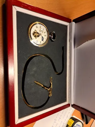 Reloj Bolsillo estilo antiguo Open Face.